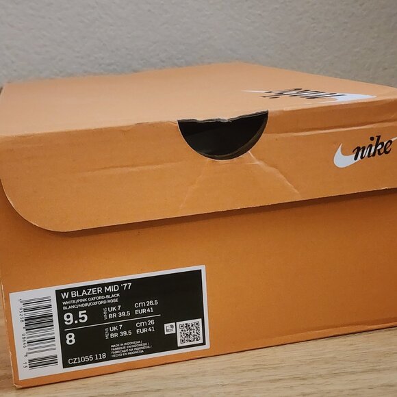 Nike Blazer Mid 77 Shoes Womens Size 9.5 Retro CZ1055-118 Classic Basketball - Picture 2 of 14